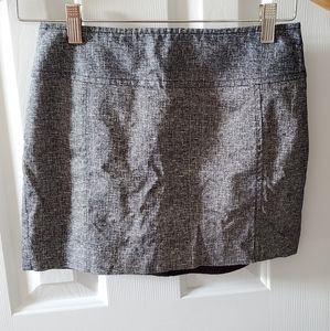 Express black & white skirt